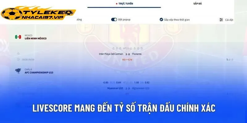 Vì sao Livescore Tỷ Lệ Kèo Nhà Cái được nhiều người lựa chọn?